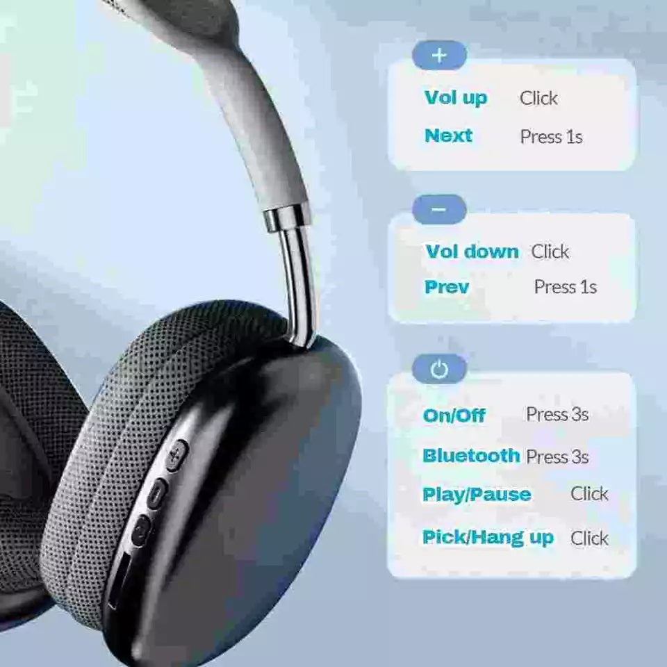 P9 Wireless Bluetooth Headphones