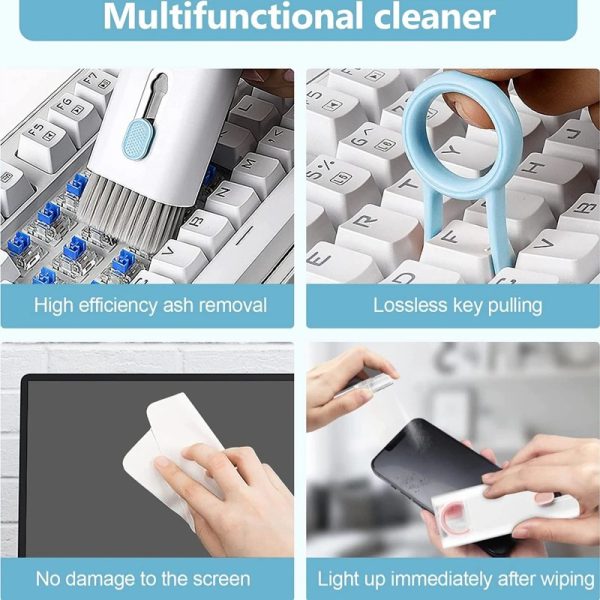 7 in 1 Multifunctional Cleaning Kit, Mobile Phones, Earbuds, Keyboard