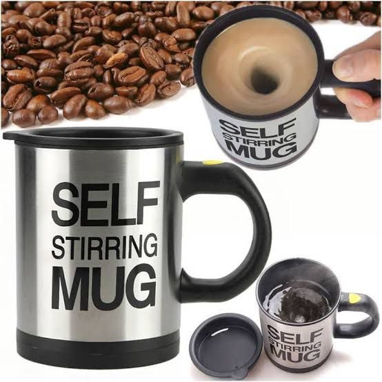 Self Stirring Electric Stainless Steel Automatic Self mixing Cup