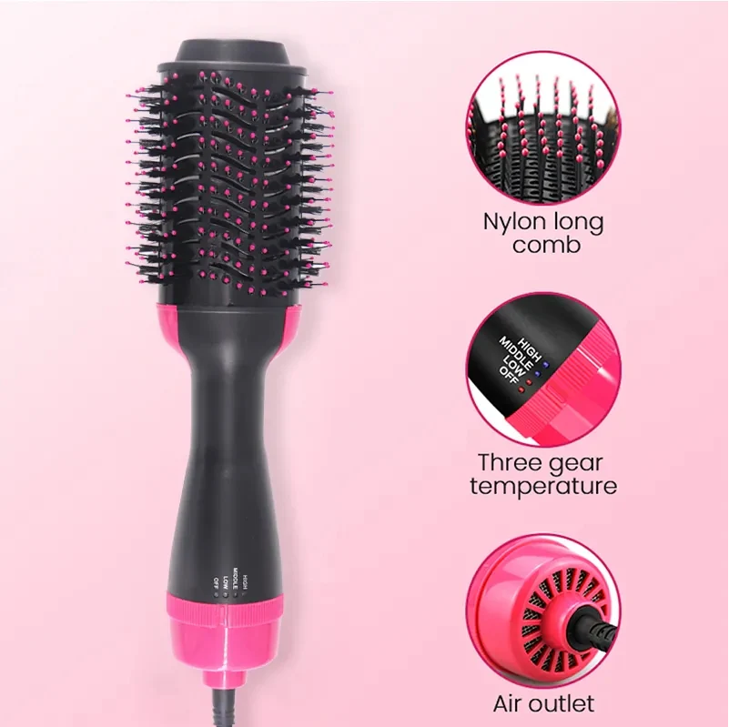 3 In 1 One Step Hot Air Brush (dryer + Styler)