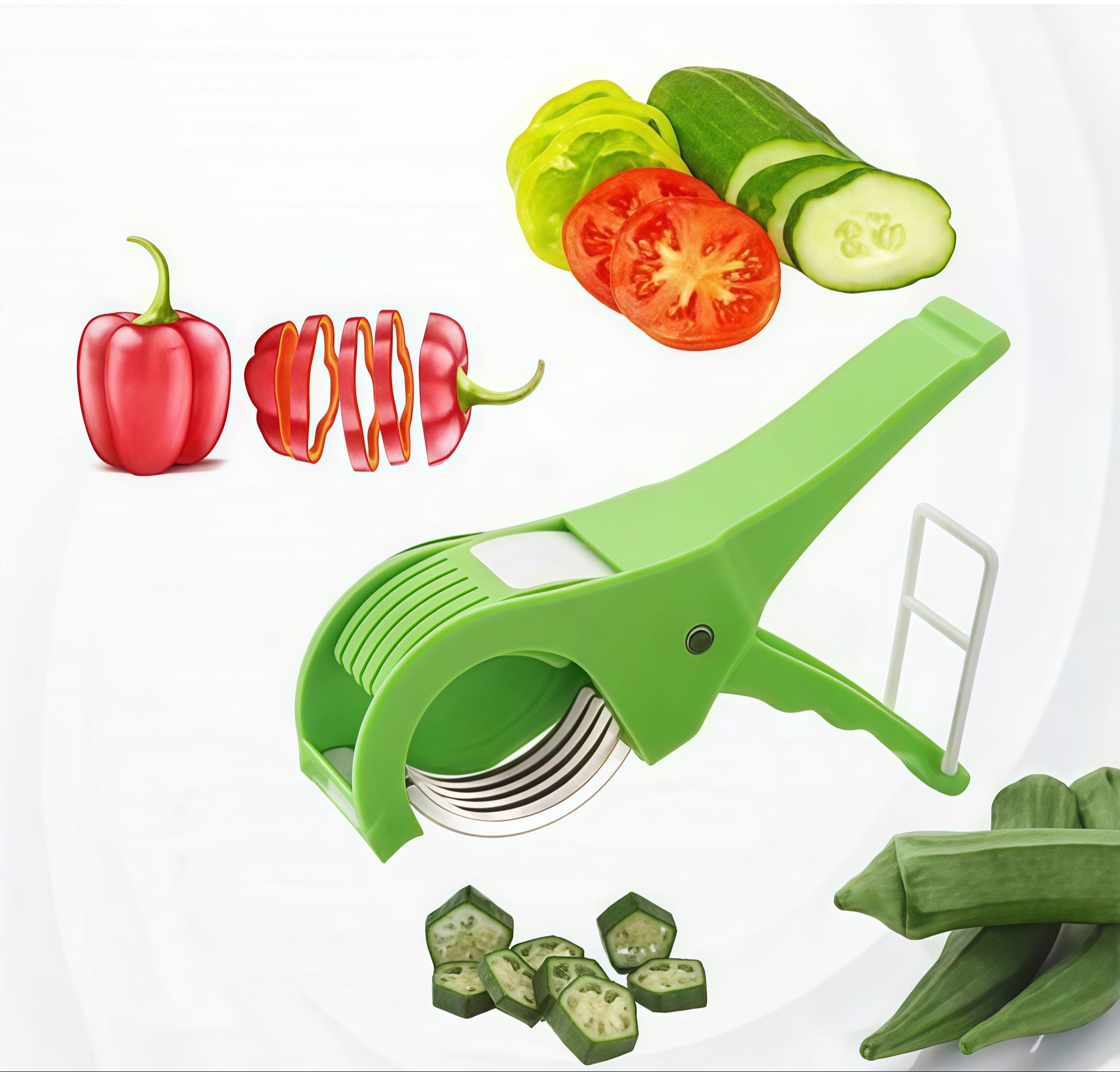 Multi Veg Cutter 5 Blade Vegetable & Fruits Cutter & Slicer