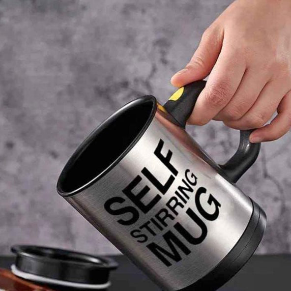 Self Stirring Electric Stainless Steel Automatic Self mixing Cup