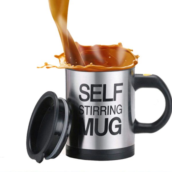 Self Stirring Electric Stainless Steel Automatic Self mixing Cup