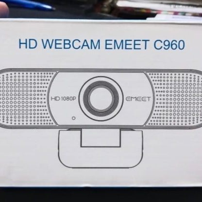 Web camera With Microphone, 2 Mics Streaming With Privacy Cover, 90°view