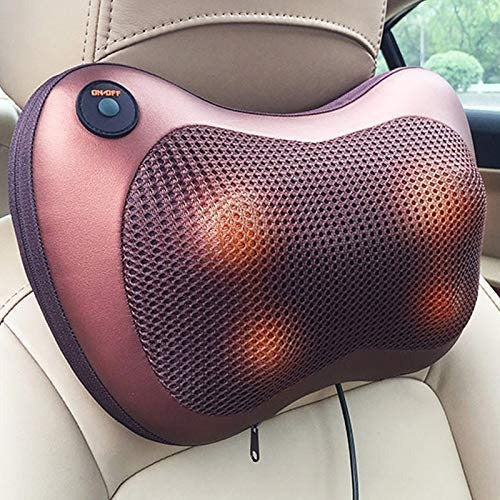 Head Massage Pillow Relax Vibrator Electric Shoulder Back Heating Neck Massager