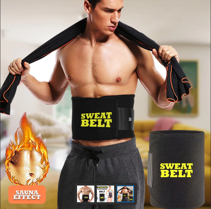 Sweat Belt For Weight Loss Slimming Trimming Waist Belt For Men And Women