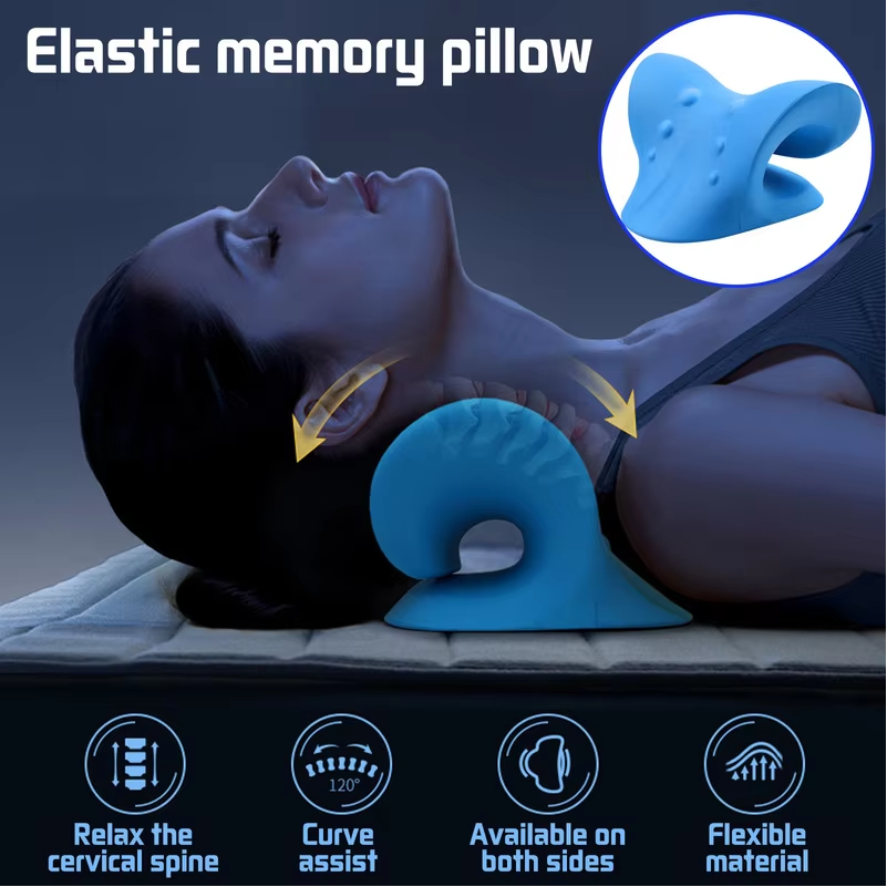 Pillow Neck Shoulder Relaxer Cervical Traction Device Posture Corrector