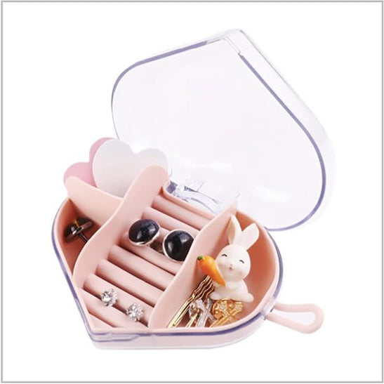 Jewellery Box Organiser Small Storage Case For Rings, Earrings, Necklace, Bracelets