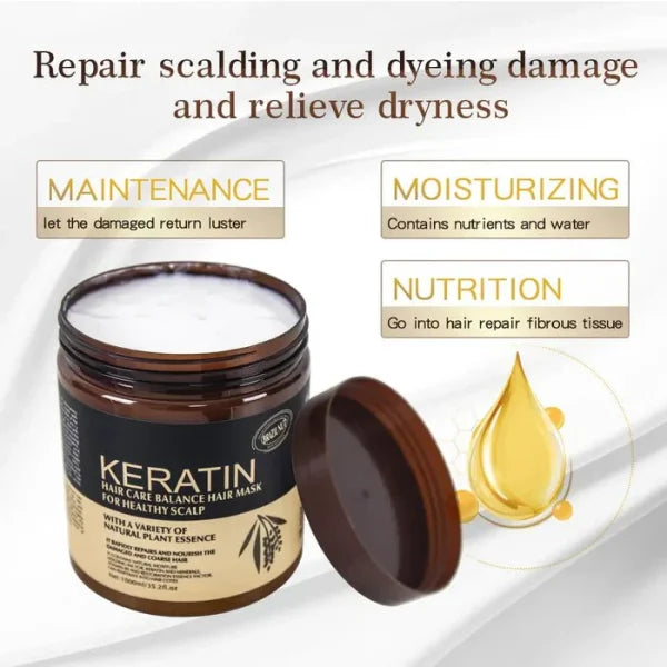 Keratin Hair Care Balance Mask And Treatment For Healthy Scalp – 500ml