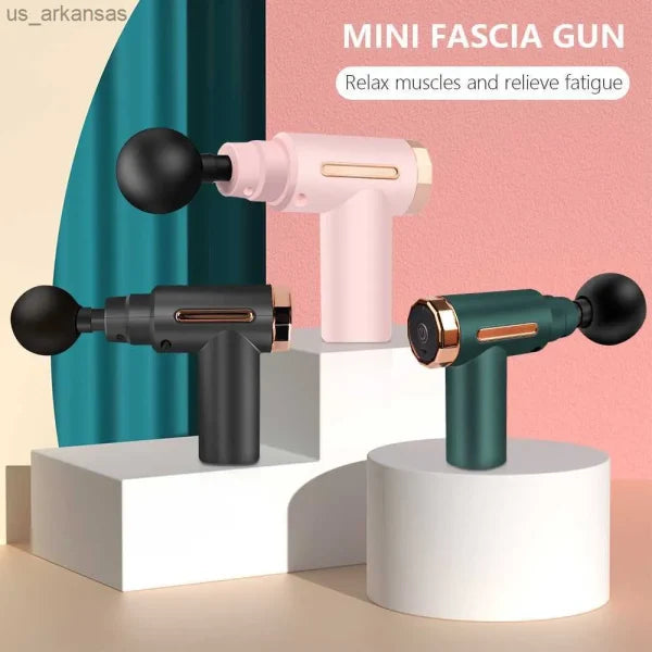 Mini Fascia Massage Gun, Handheld Muscle Deep Tissue Percussion Muscle Massager Gun