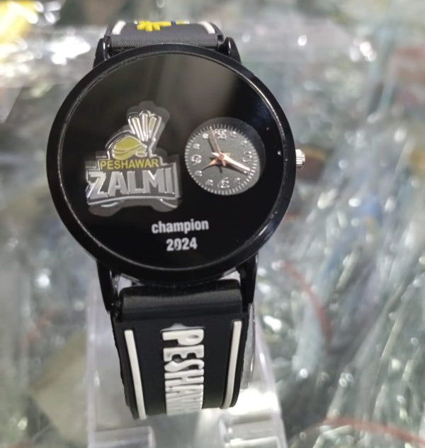 Peshawar Zalmi Logo Wrist Watch, Unisex Men’s Formal Watch