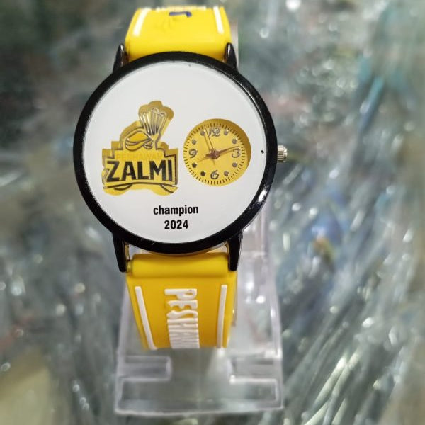 Peshawar Zalmi Logo Wrist Watch, Unisex Men’s Formal Watch