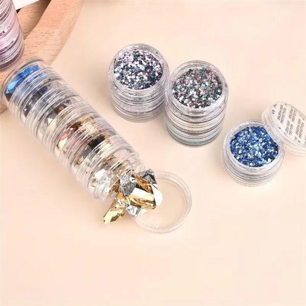 Transparent Co Joined Round Jewelry Makeup Storage Box Plastic Container